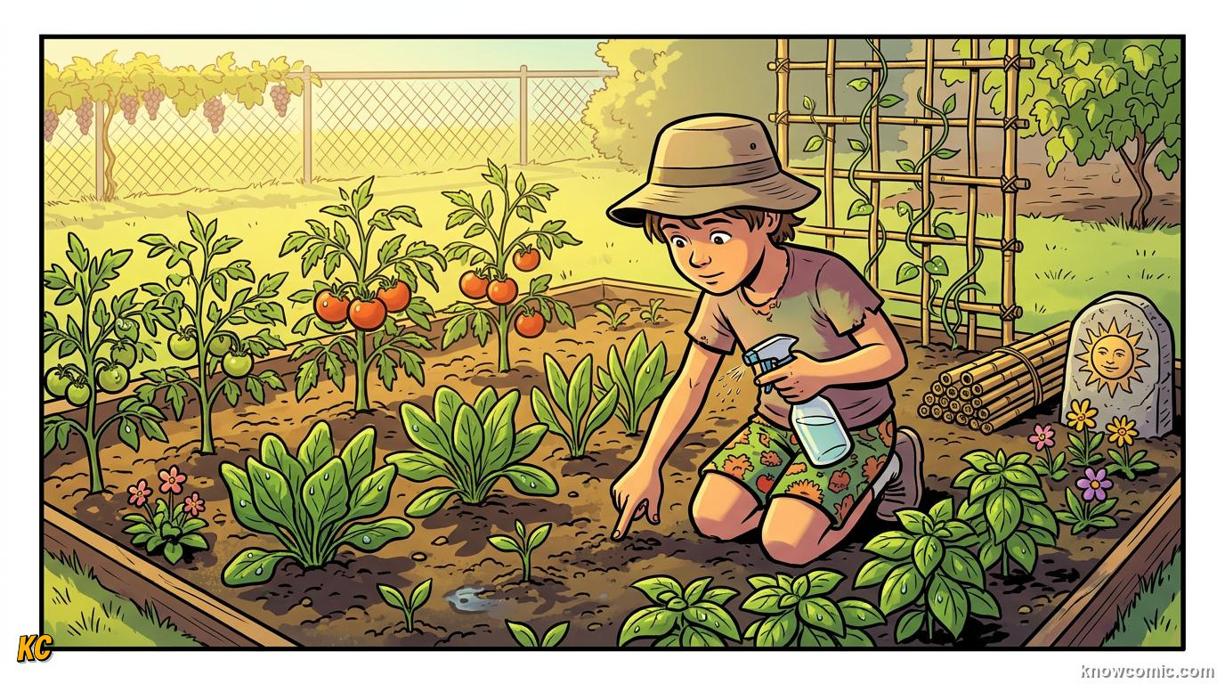 Home agriculture: ROUTINE, CHECK FIRST, SPRAY SECOND