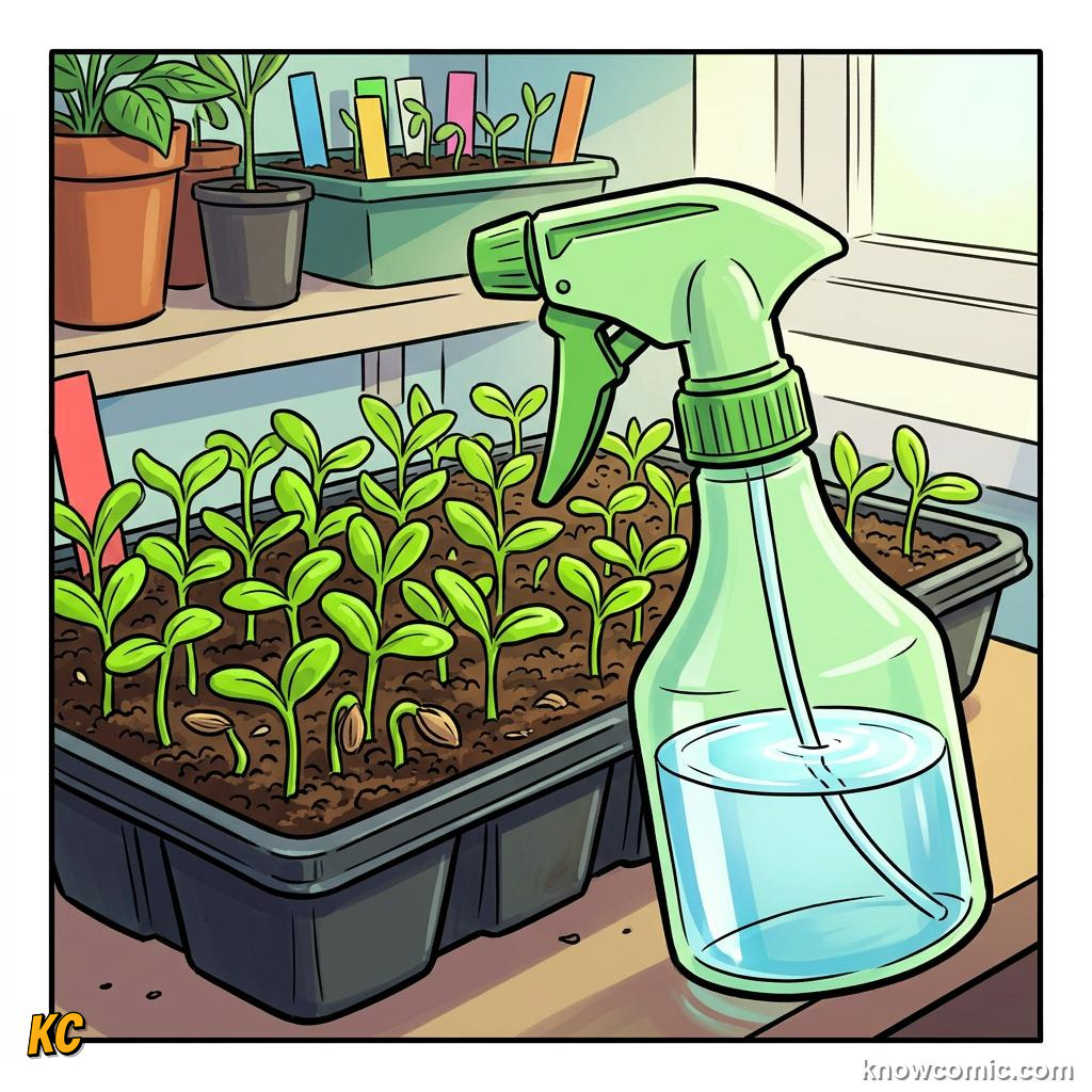 Home agriculture: TOOL, Keep bottle clean and ready.