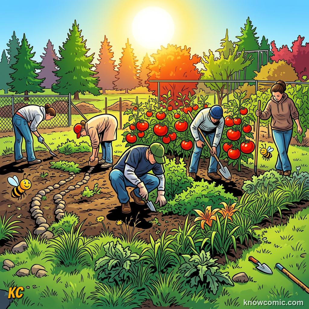 Home agriculture: MIDDAY, ☀️ Shadows are shortest when the sun rides highest.