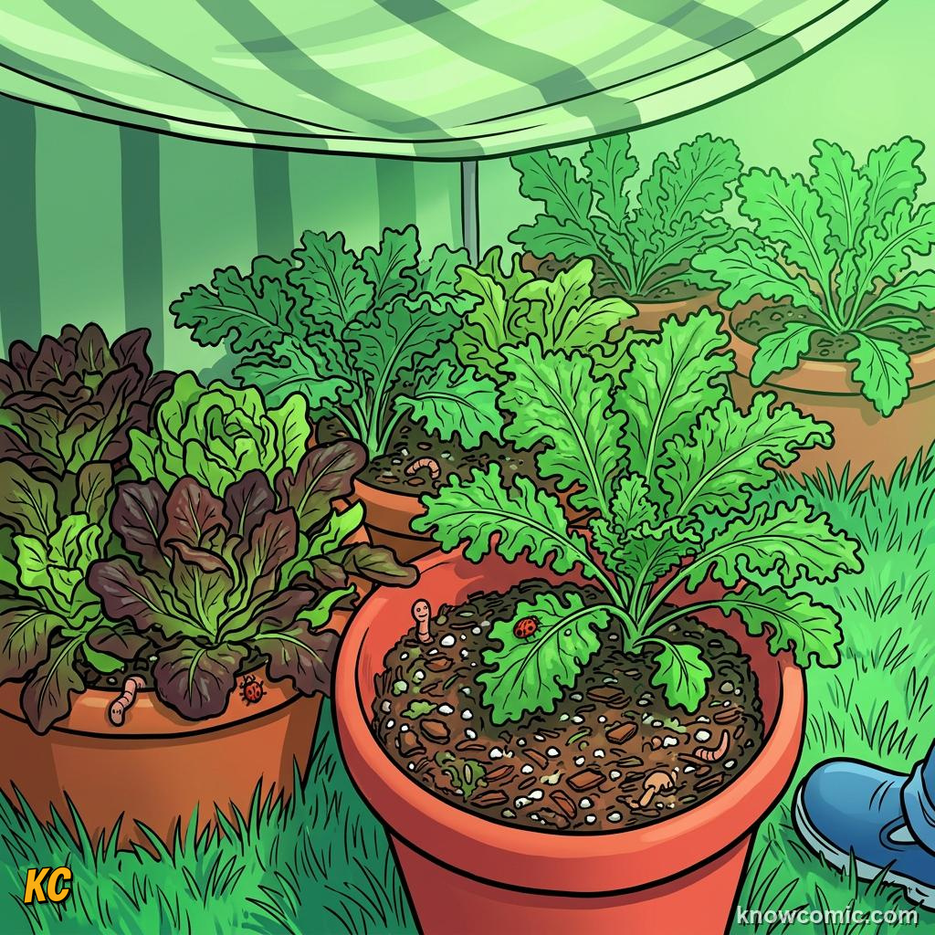 Home agriculture: COOL CORNER, 🥬 Greens stay sweet longer with less heat stress.