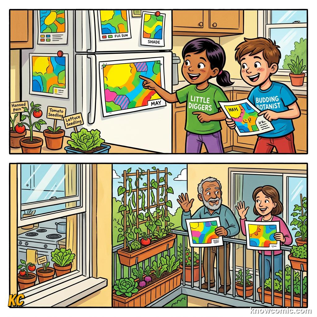 Home agriculture: SHARE, 📸 Photograph your colored map and pin it on the fridge.