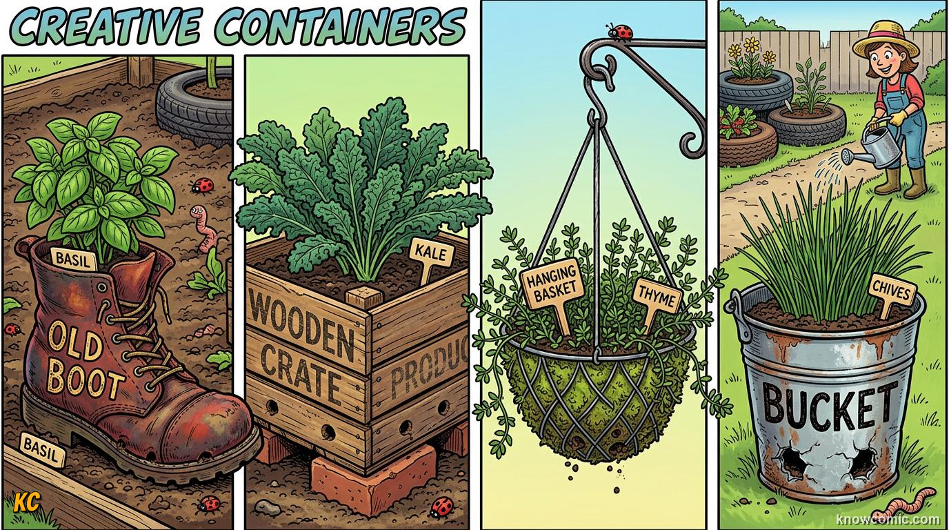 Home agriculture: UPCYCLE, ANYTHING CAN BE A POT