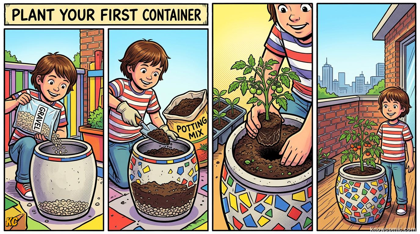 Home agriculture: YOUR TURN, STEP-BY-STEP POT PLANTING