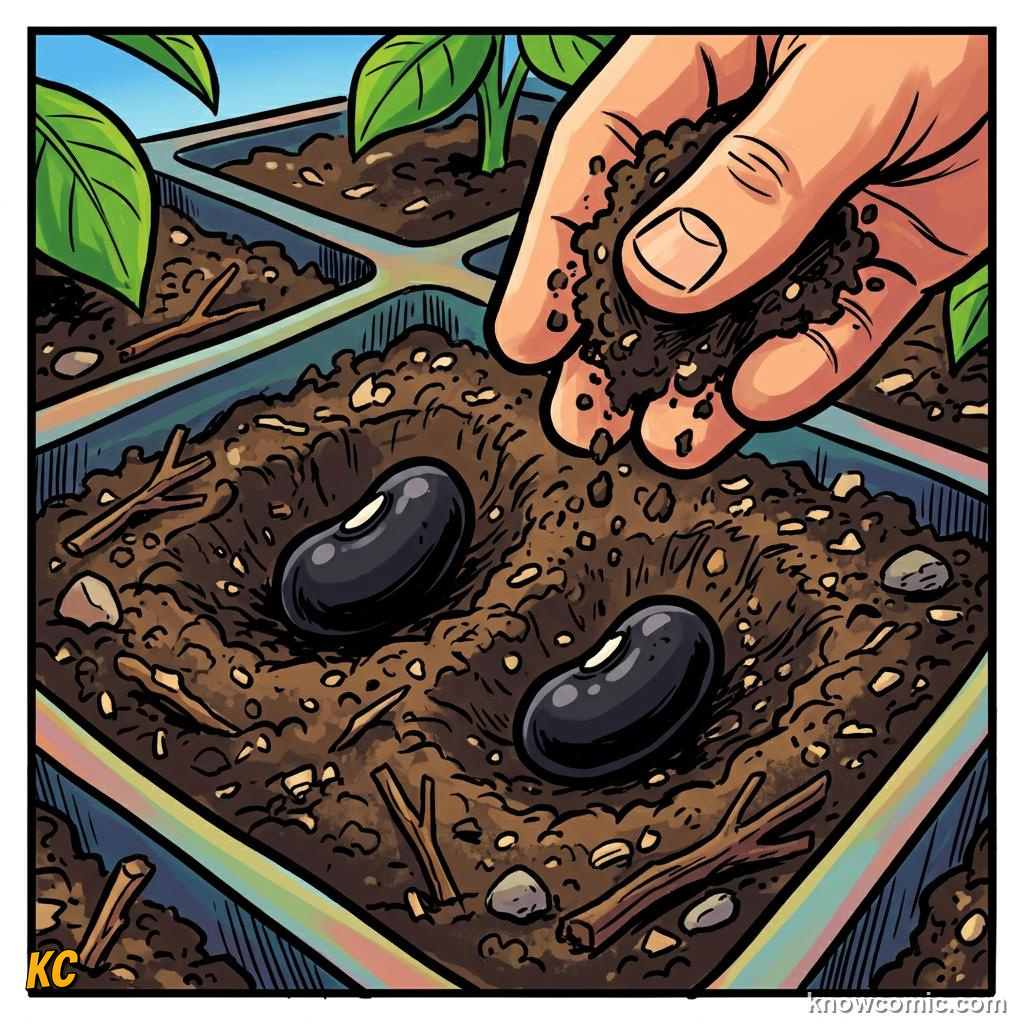Home agriculture: DEPTH, Tiny seeds need shallow cover.