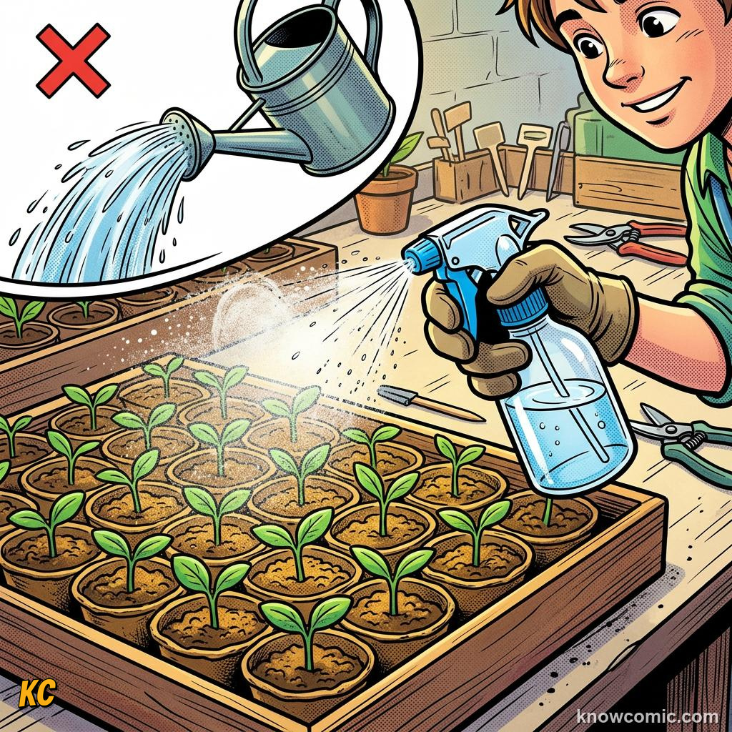 Home agriculture: MIST, Spray bottles prevent flood damage to babies.