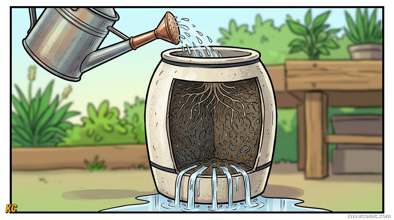 Home agriculture: GOLDILOCKS ZONE, MOIST, NOT SOGGY