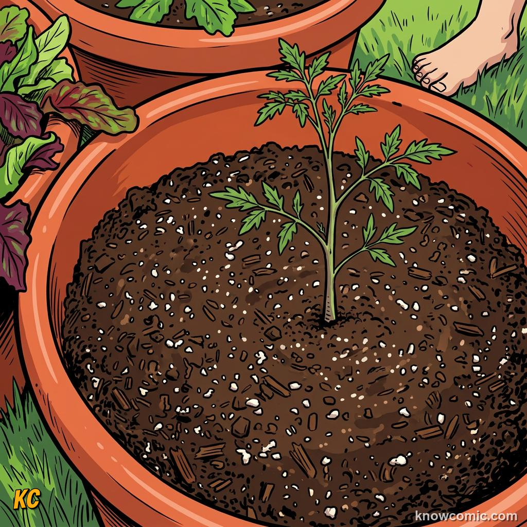 Home agriculture: VEGGIE POT, Rich mix plus compost boost.