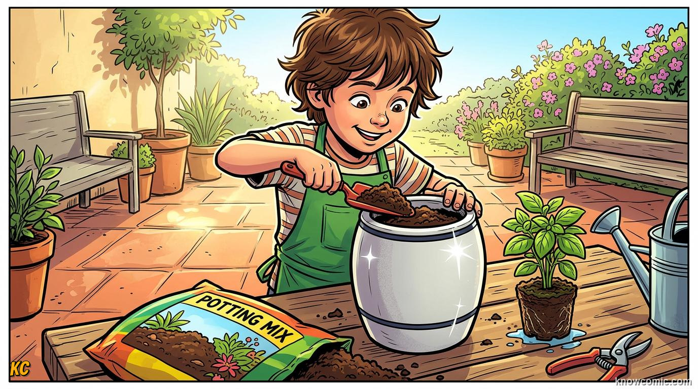 Home agriculture: YOUR TURN, REPOT WITH CONFIDENCE