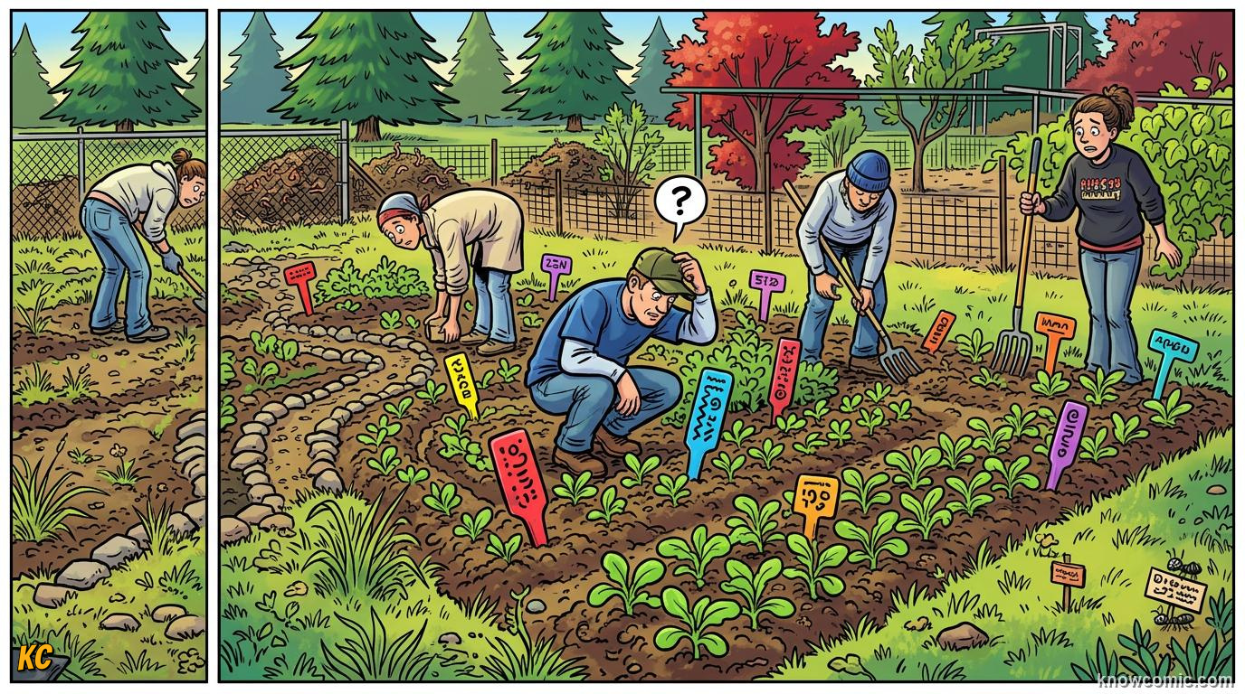 Home agriculture: MEMORY TRAP, ALL SPROUTS LOOK ALIKE