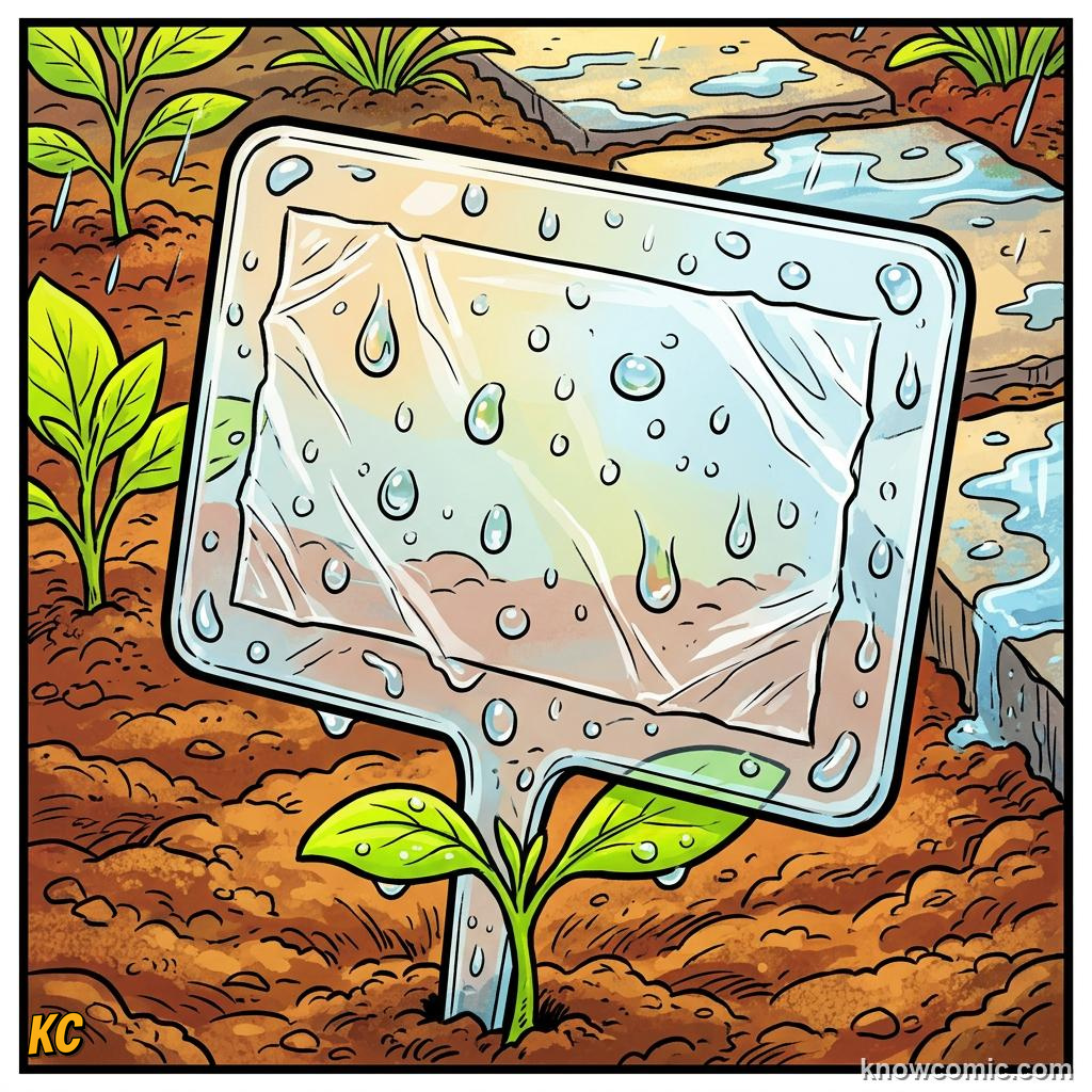Home agriculture: RAIN, Seal paper tags with clear tape.