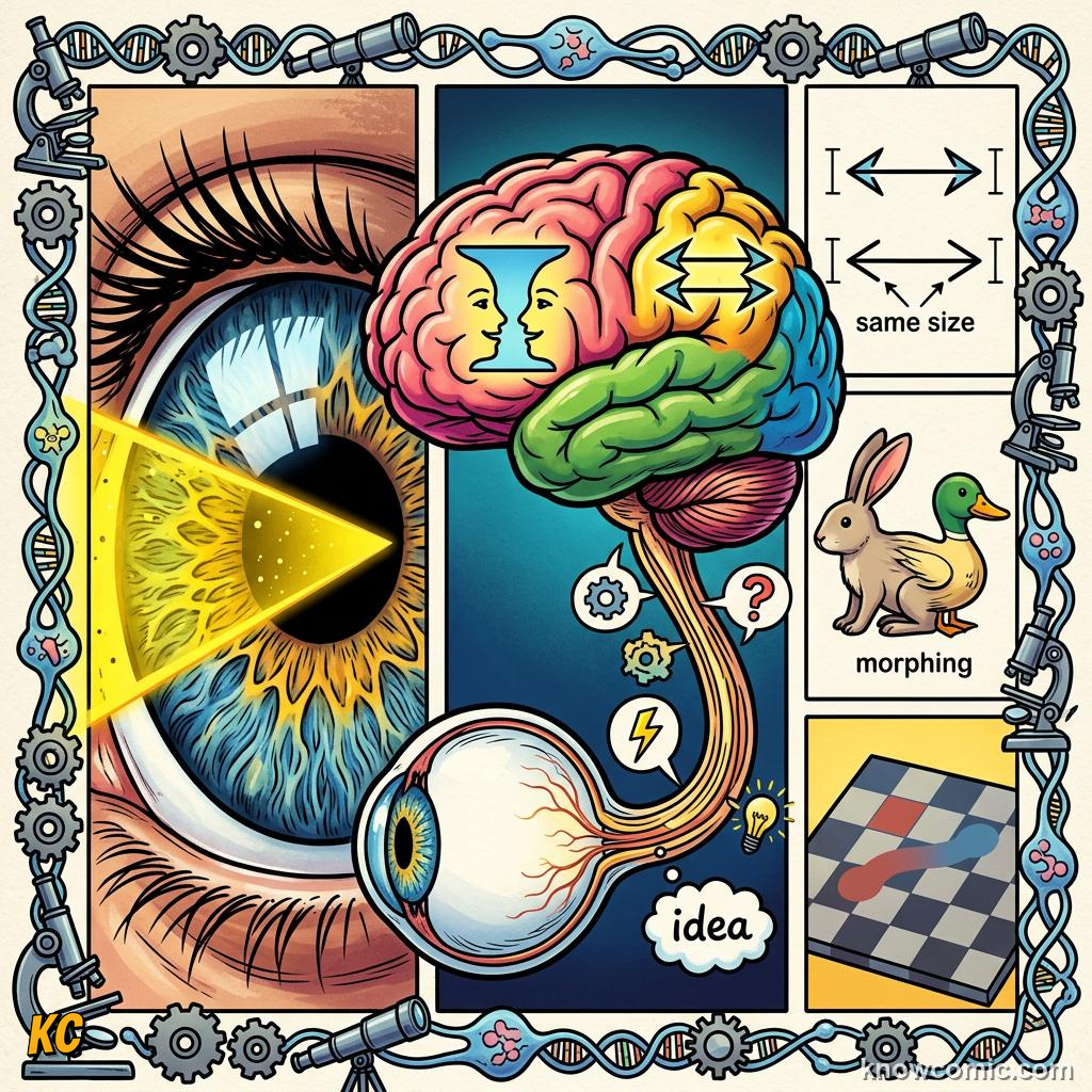 Camera recording pixels versus brain interpreting meaning from patterns