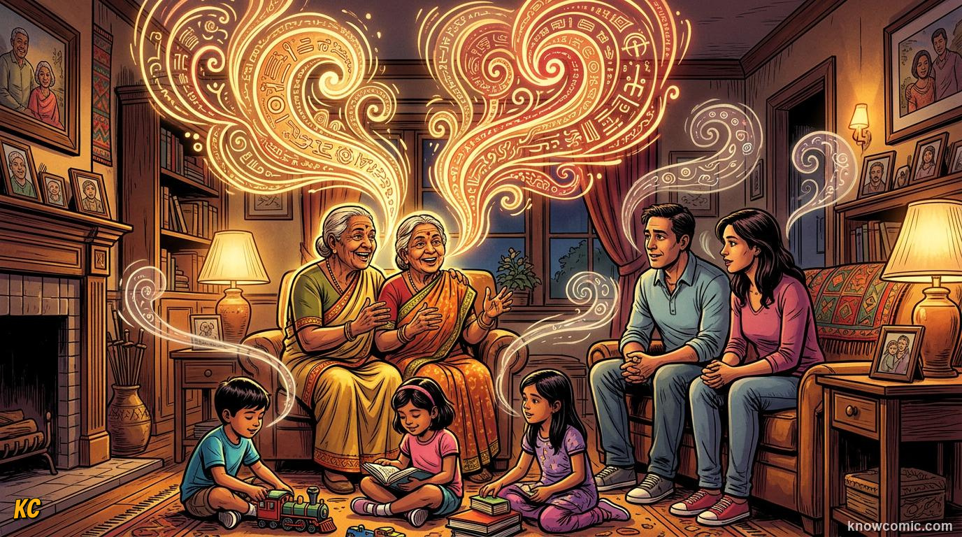 Dying Languages comic panel: the reasons, why do languages disappear?