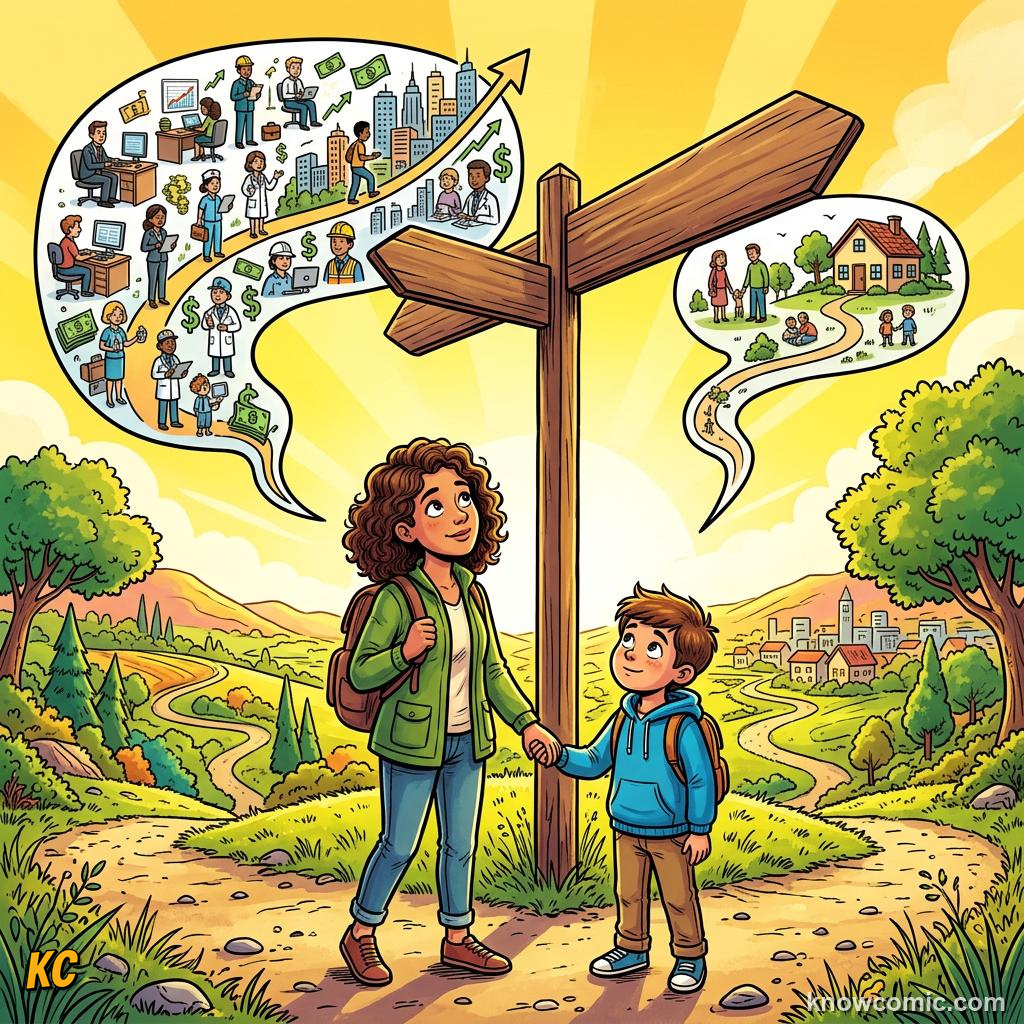 Dying Languages comic panel showing hard choices