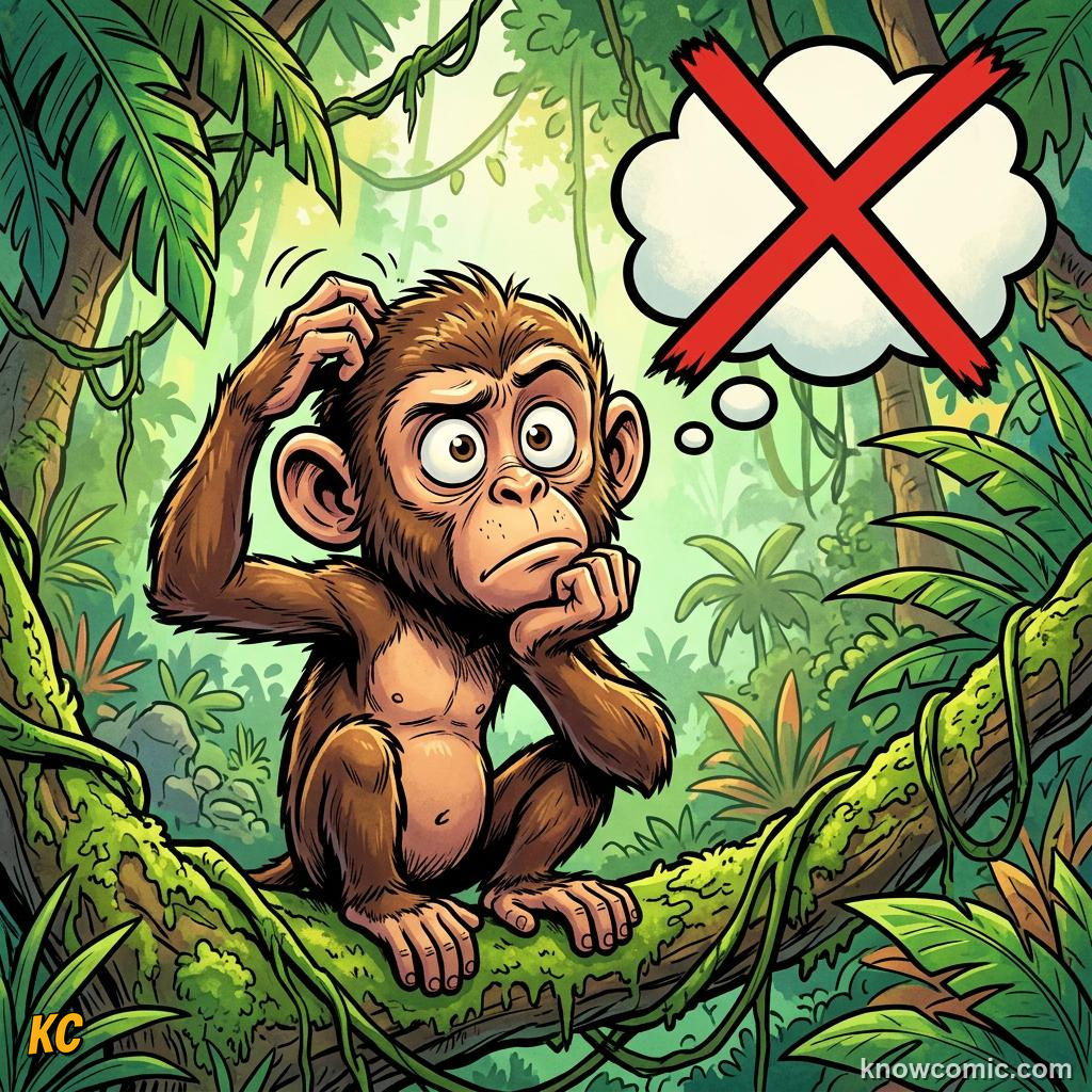 How Language Evolved comic panel showing a limit