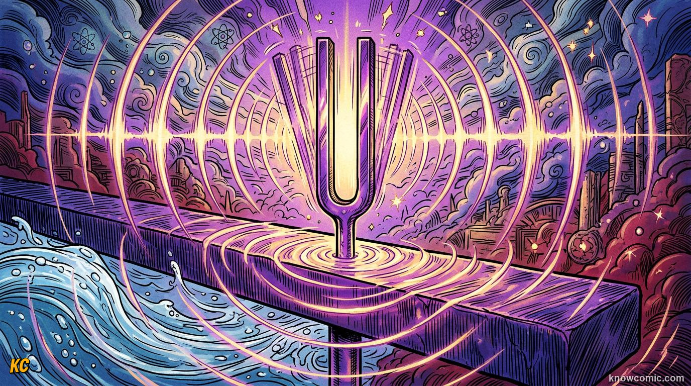 Comic illustration: sound wave basics recap