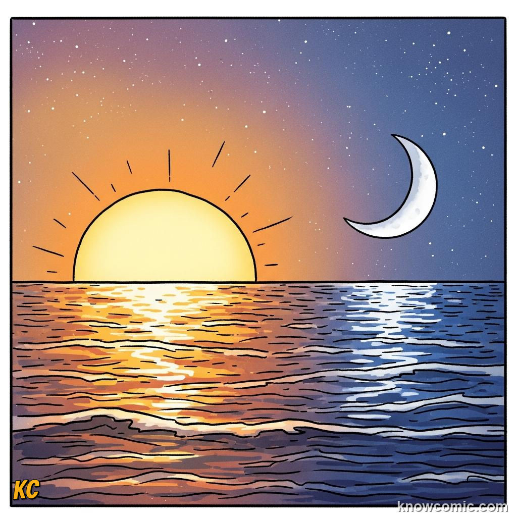 Sun and Moon positions showing how the solar tide signal adds to the lunar pattern