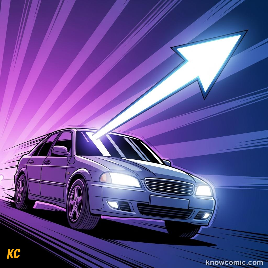 Comic illustration: WHAT'S A VECTOR?, VECTOR ARROWS
