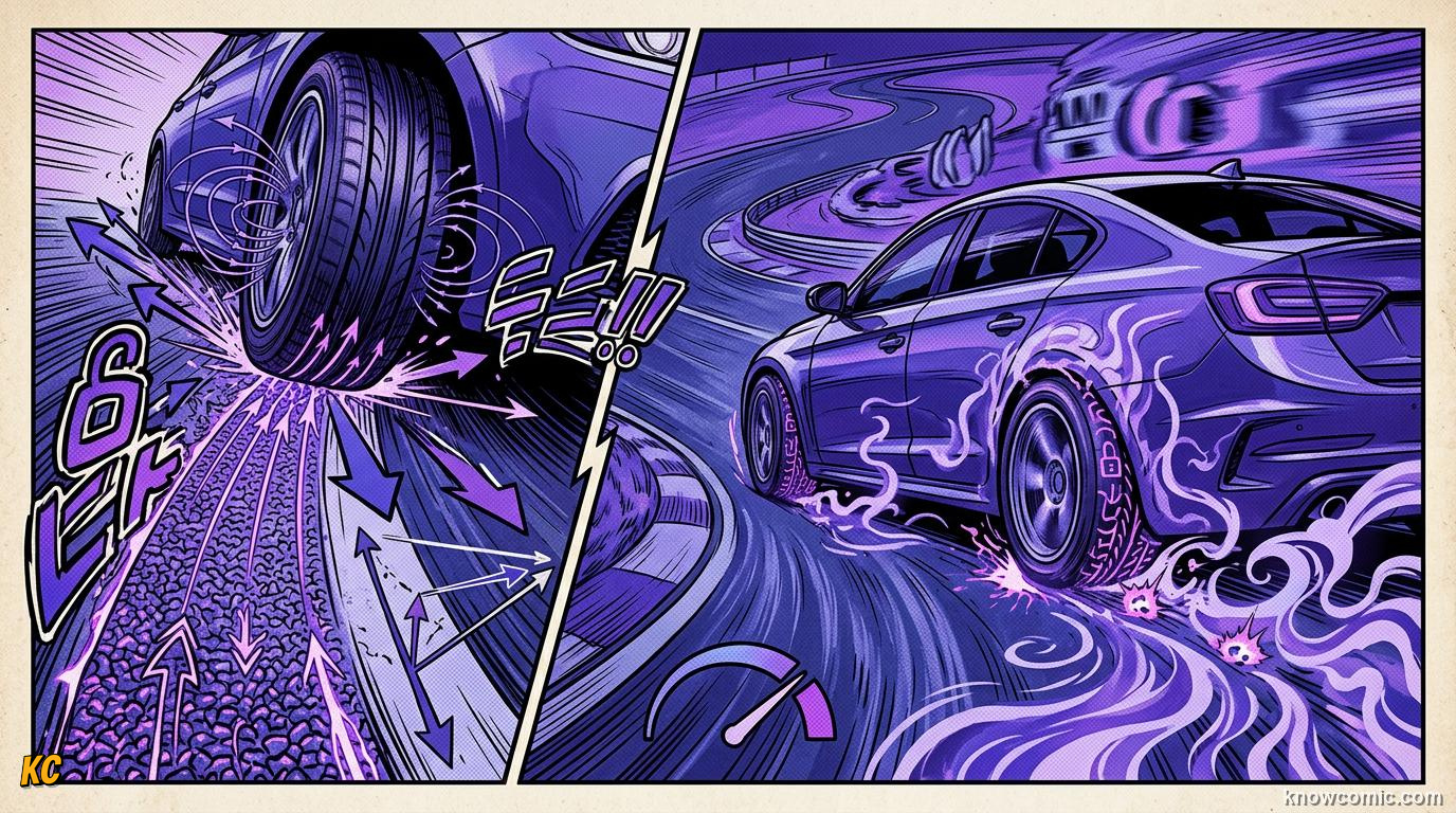 Comic illustration of static friction preventing motion