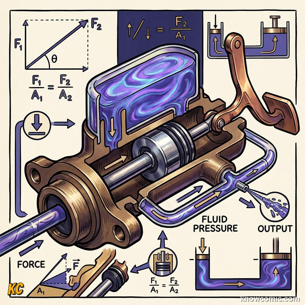 Comic illustration showing liquid molecules packed tightly and barely compressible