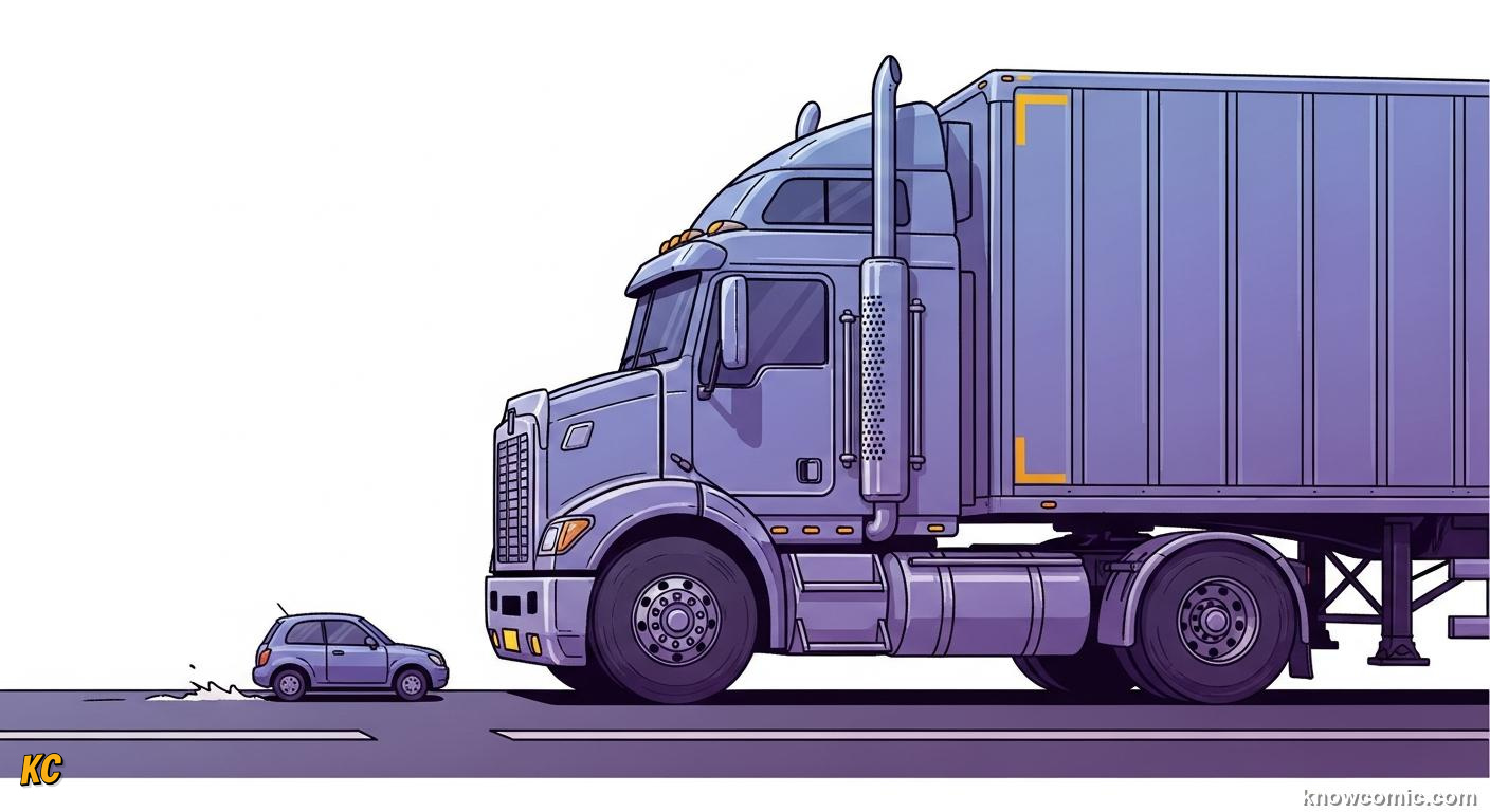 Comic illustration: Inertia Is Everywhere!, REAL WORLD