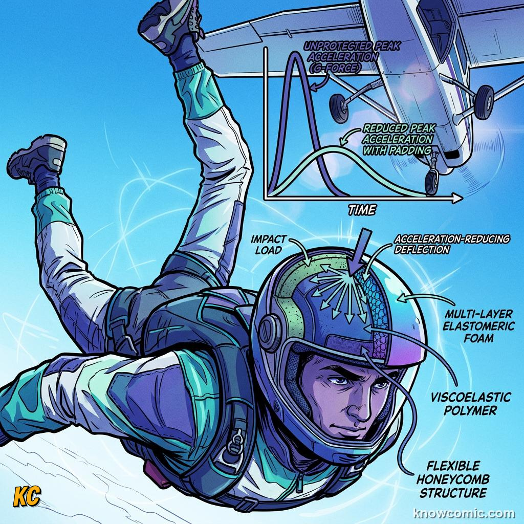 Comic panel about impact & impulse: Everywhere, educational kids illustration