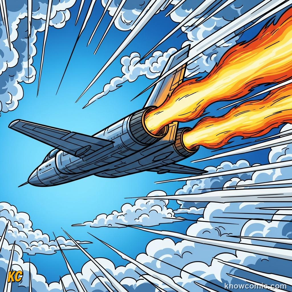 Comic illustration: HUMANS HARNESS THE LAW, 🚀 ROCKETS