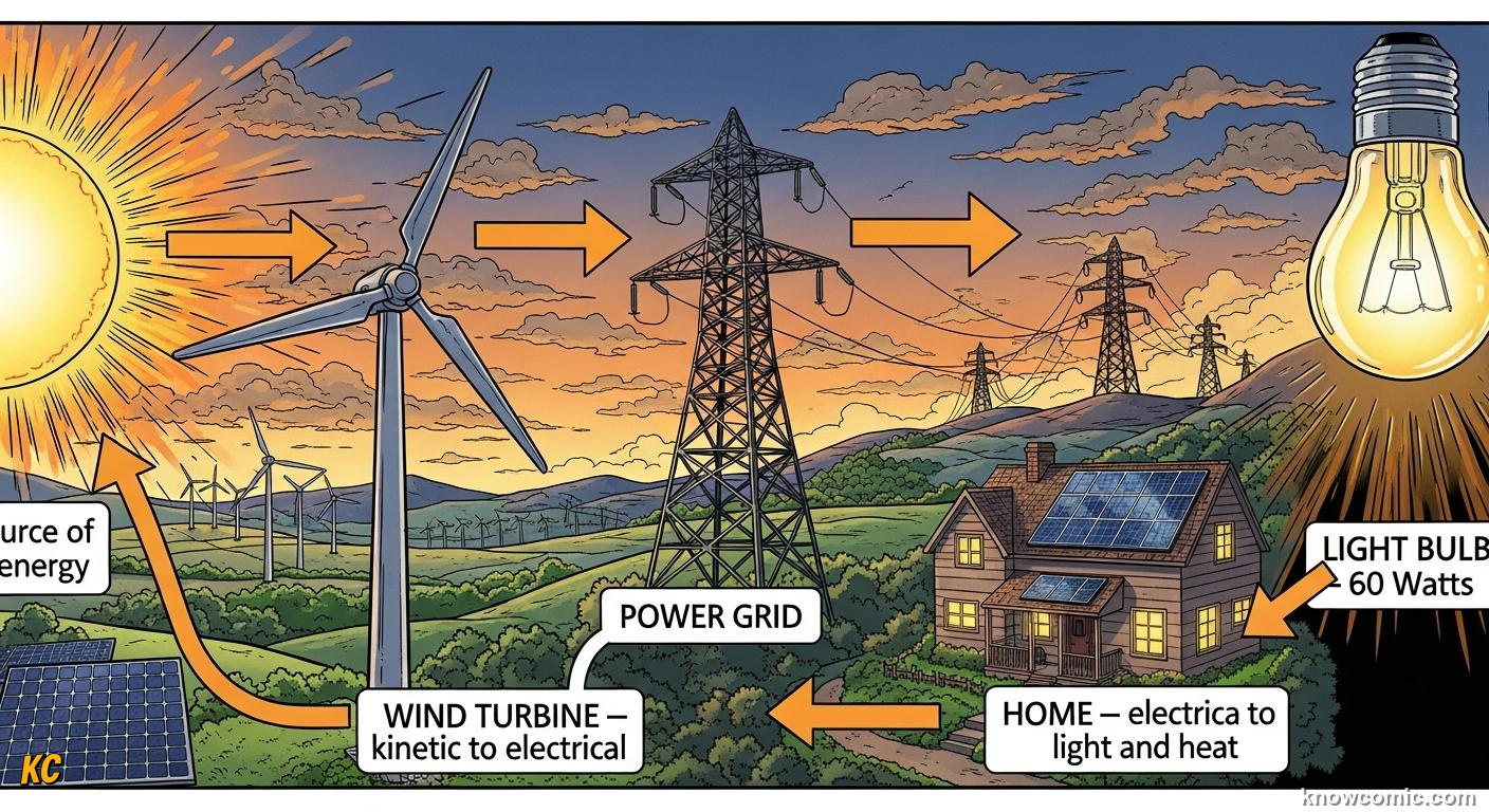 Comic illustration: 🏭 MACHINE POWER