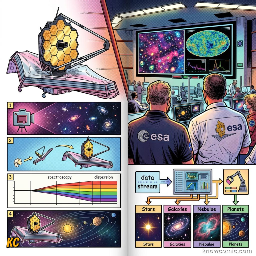 Comic panel about dwarf planets: pluto & beyond: Science Keeps Talking, For, educational kids illustration