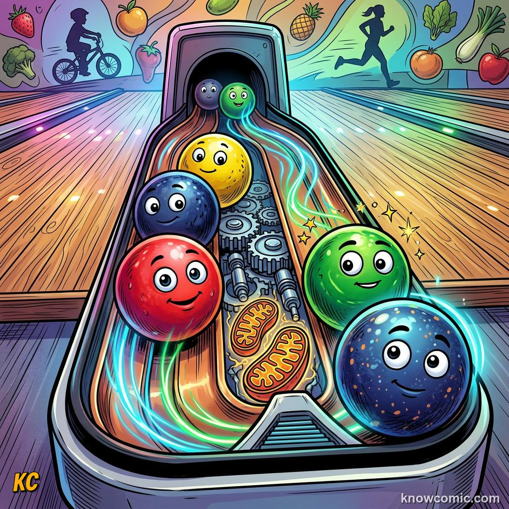 Comic panel about weight vs mass: the difference: Getting The Words Right, Health, educational kids illustration