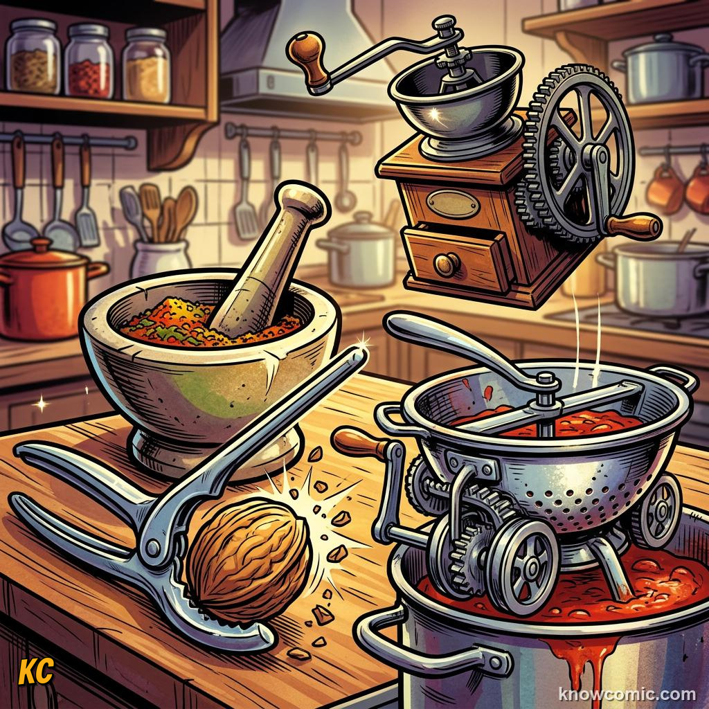Comic panel about simple machines: levers & ramps: Tools That Built The World, Look, educational kids illustration