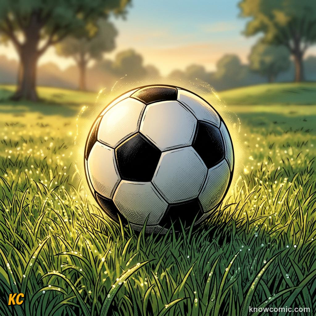 Comic panel labelled all you need, illustrating football 101 in KnowComic's World Cup 2026 series