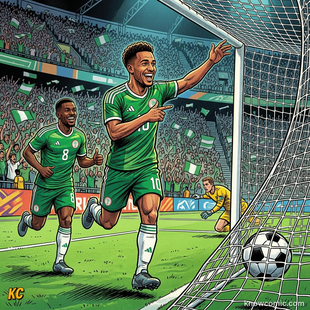 Comic panel titled short passes build possession, labelled team talk, from the KnowComic World Cup 2026 lesson on passing: football's language