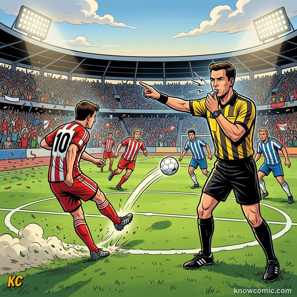 Comic panel titled why the first game matters, labelled nerves, from the KnowComic World Cup 2026 lesson on opening match & ceremonies
