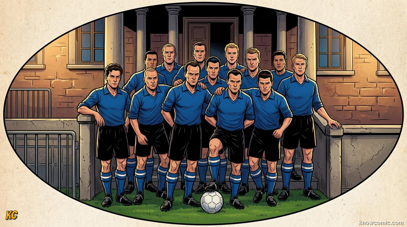 Comic panel titled power and precision, labelled rising regions, from the KnowComic World Cup 2026 lesson on how the world plays