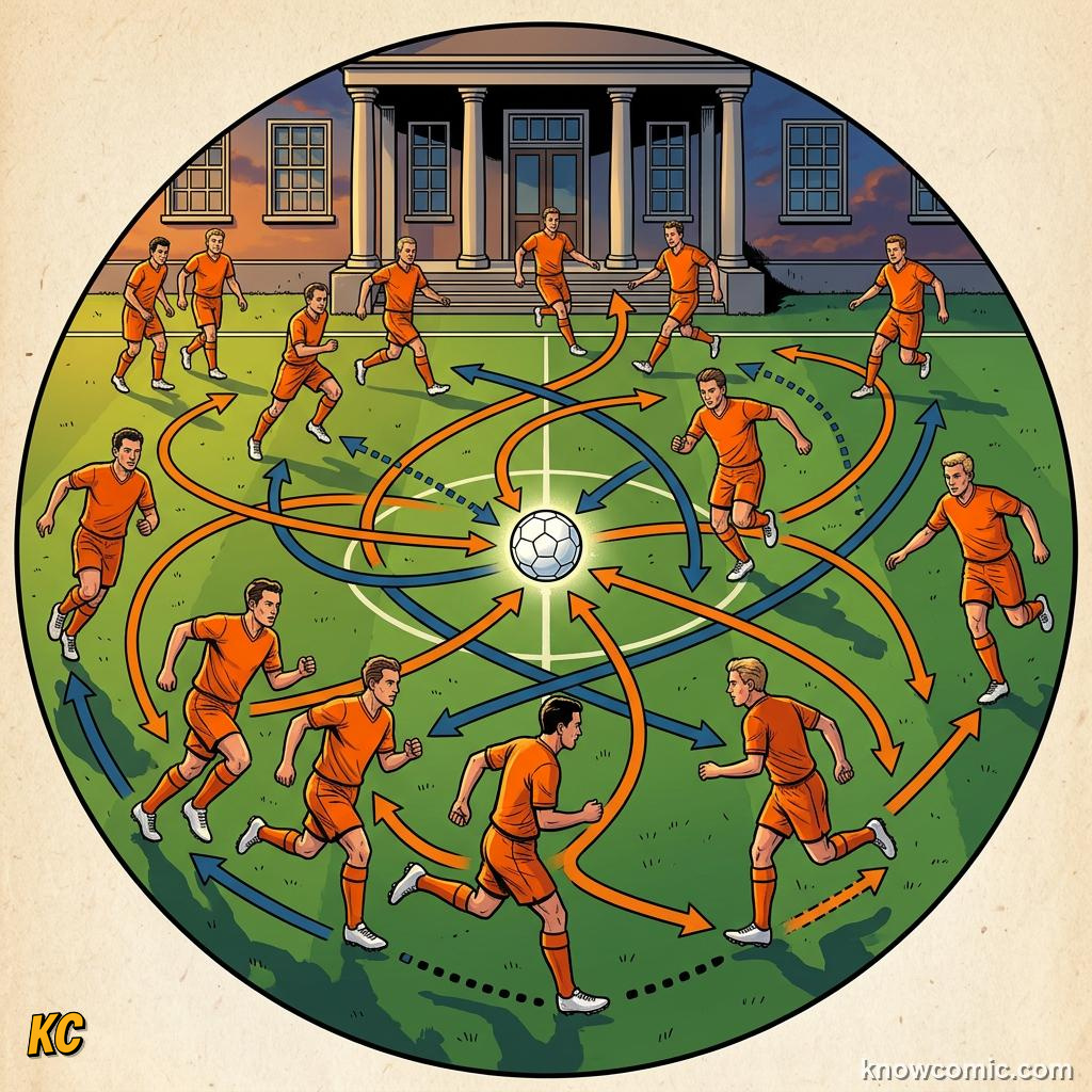 Comic panel titled power and precision, labelled pace, from the KnowComic World Cup 2026 lesson on how the world plays