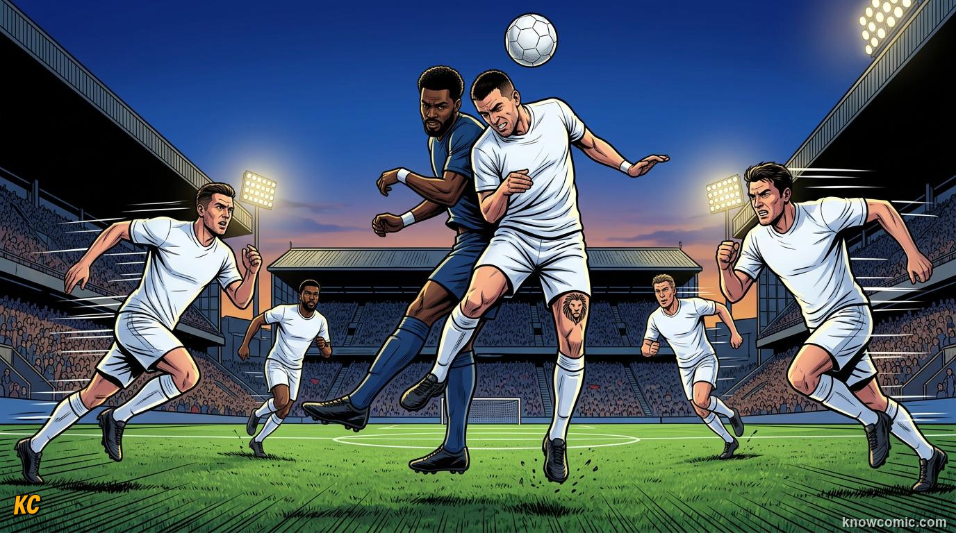 Comic panel titled the host continent mix, labelled world cup 2026, from the KnowComic World Cup 2026 lesson on how the world plays