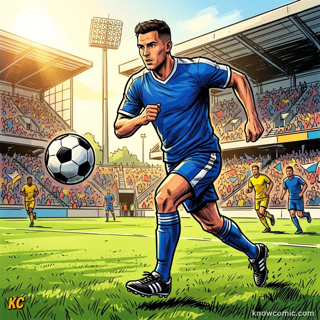 Comic panel titled clear handball fouls, labelled tucked in, from the KnowComic World Cup 2026 lesson on handball: the trickiest rule
