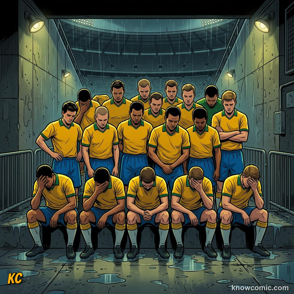 Comic panel titled the greatest comeback story, labelled 1998, from the KnowComic World Cup 2026 lesson on zidane, r9 & the 2000s