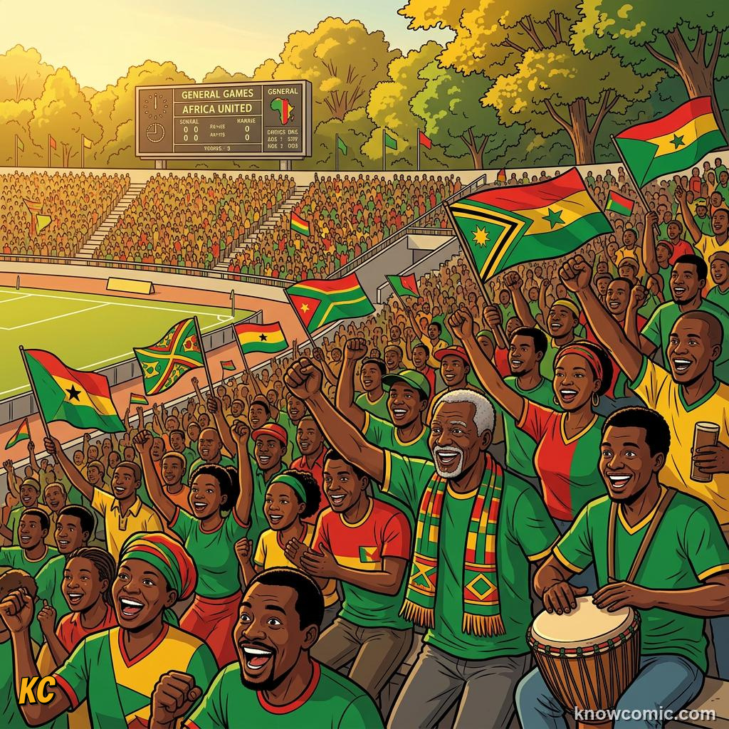 Comic panel titled morocco make history, labelled the run, from the KnowComic World Cup 2026 lesson on underdog miracles