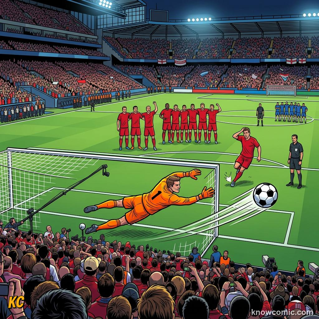 Comic panel titled morocco make history, labelled the wall, from the KnowComic World Cup 2026 lesson on underdog miracles